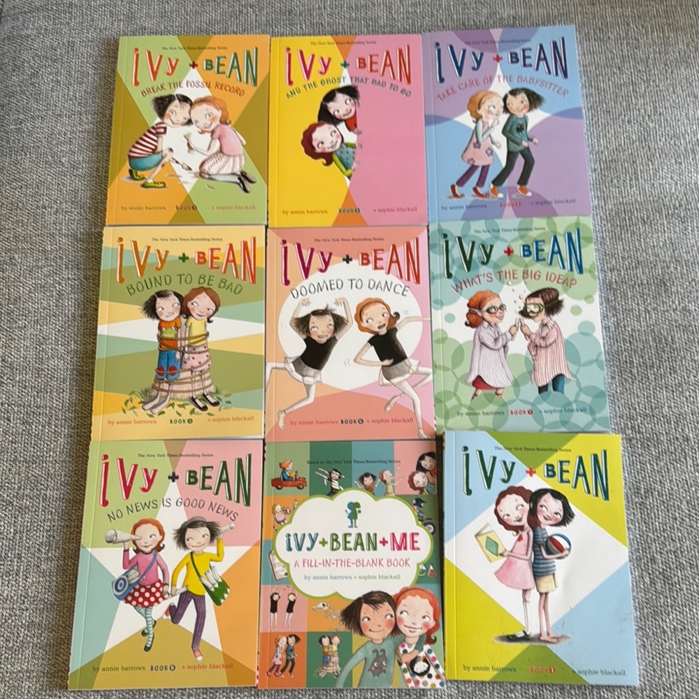 Ivy and Bean 8-Book Collection Set Like New